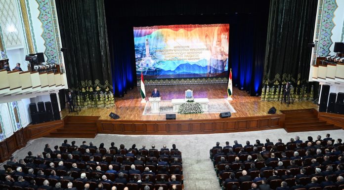 Выступление на встрече с деятелями науки и образования страны